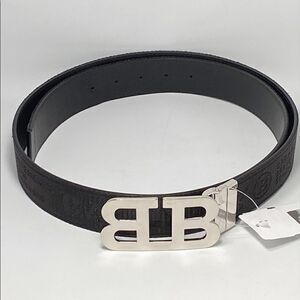 Bally Mirror B Buckle Reversible Belt size 115/46